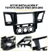 Accesorio de tablero Toyota Hilux Vigo para radio Android