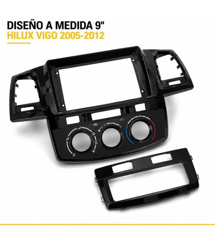 Marco adaptador radio Android Toyota Hilux Vigo 2005 2012
