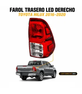 Farol Trasero LED Toyota Hilux 2016 2017 2018 2019 2020 Derecho