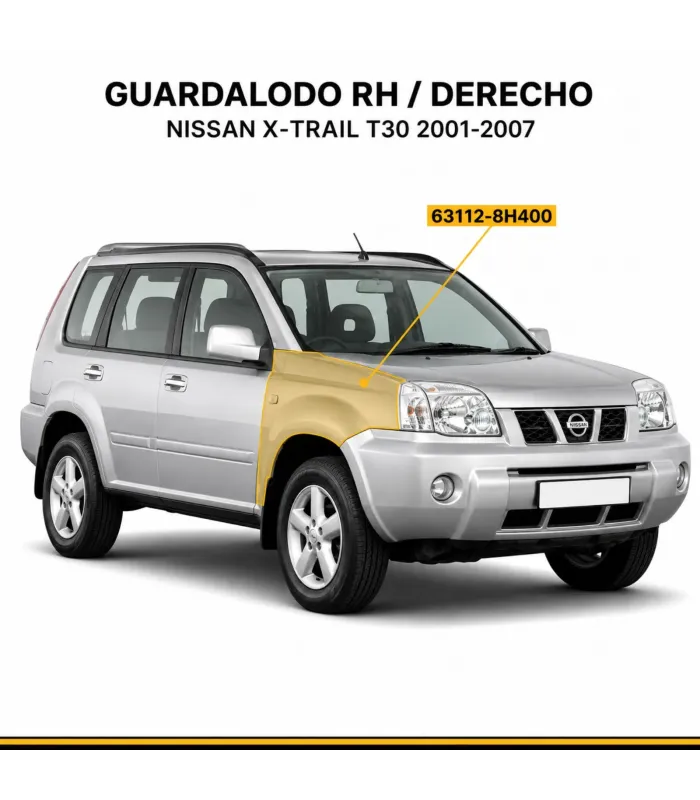 Guardalodo Delantero Nissan X-Trail