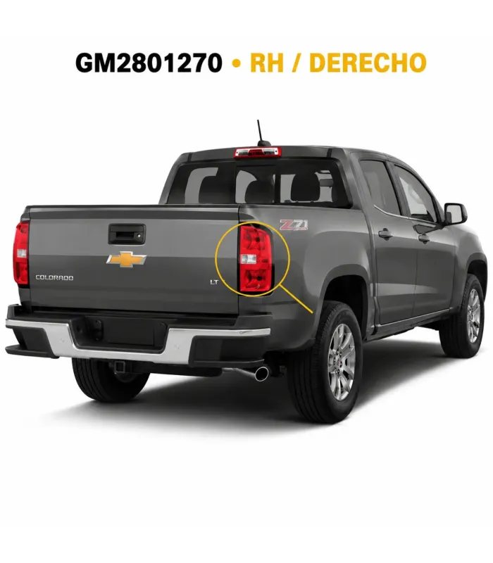 Farol Trasero Chevrolet Colorado USA 2015-2022