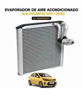Evaporador de Aire Acondicionado Kia Picanto (2011-2023)