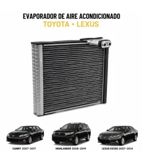 Evaporador aire acondicionado Toyota Camry Highlander Lexus ES350