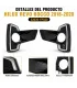 Cover plastico con borde cromado Hilux Rocco