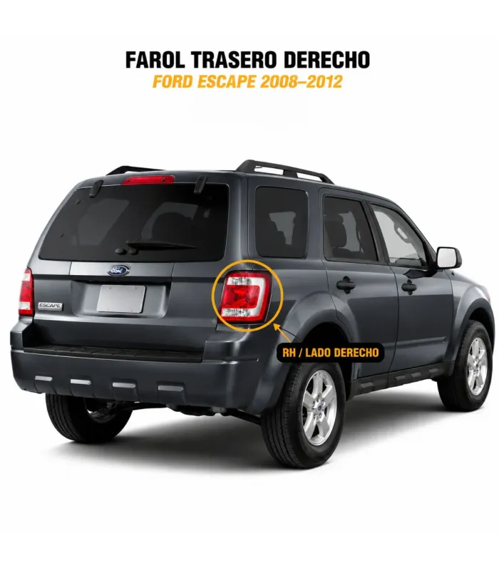 Farol Trasero (Mica) Ford Escape (2008-2012) Derecha