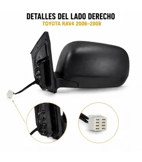Espejo retrovisor Toyota RAV4 2006 2008 izquierdo derecho