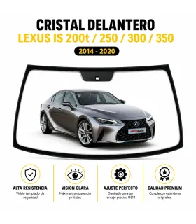 Cristal Delantero Parabrisas Lexus IS 300 2014 -2020 Laminado OEM con soporte para sensores