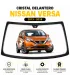Vidrio frontal Nissan Versa instalación Santo Domingo