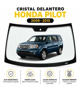 Vidrio Delantero Parabrisas Cristal Honda Pilot 2009 2010 2011 2012 2013 2014 2015 Reemplazo OEM