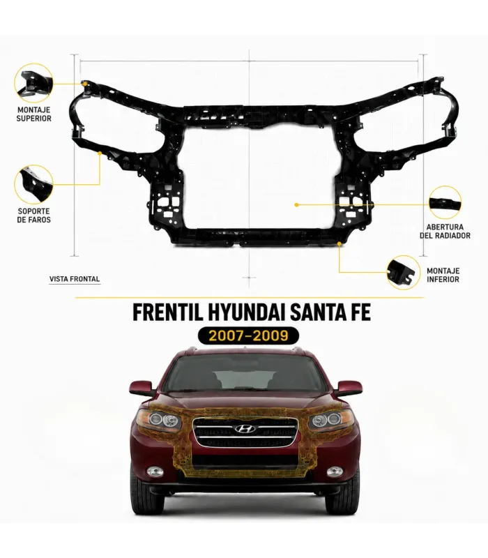 Frentil de carrocería Hyundai Santa Fe