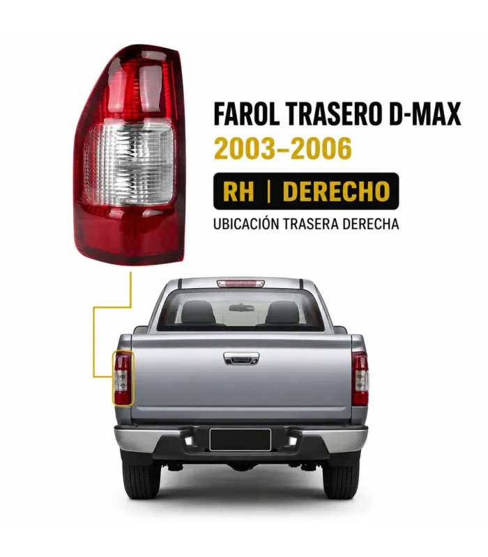 Farol trasero Isuzu D-Max 2003 2006 TYC