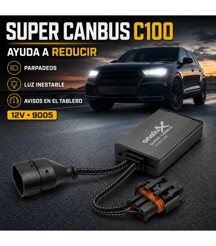 Modulo cancelador LED Super CANBus C100 12V conector 9005