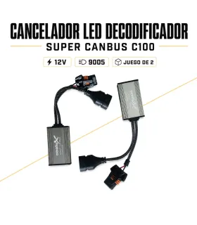 Cancelador LED Decodificador Super CANBus C100 12V 9005