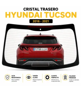 Vidrio trasero Hyundai Tucson TL 2016 2021 reemplazo OEM