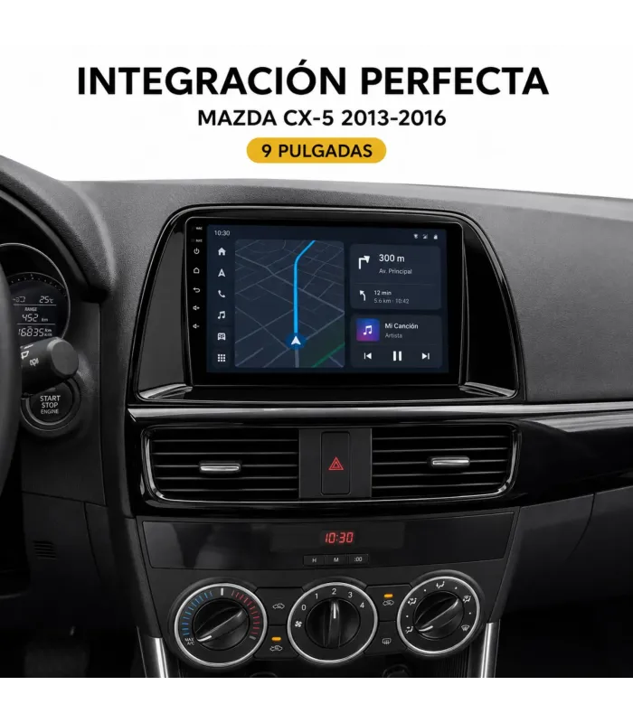 Kit de instalacion radio Android Mazda CX5 2013 2016 Auto Fashion