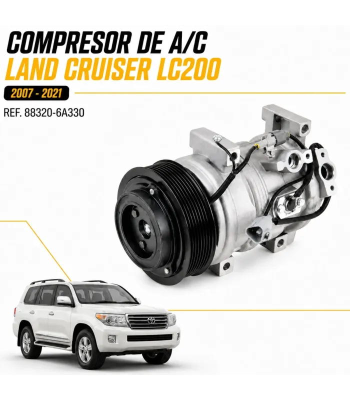 Compresor de Aire Acondicionado Toyota Land Cruiser 200 2007-2021
