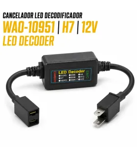 Cancelador LED Decodificador WAO-10951 H7 12V