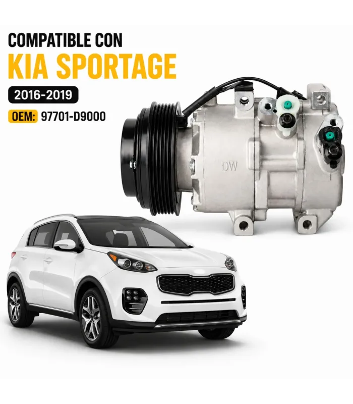 Compresor de aire acondicionado Kia Sportage 2016 2019 97701-D9000