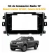 Dash kit Nissan NP300 Navara Frontier D23 para pantalla 10.1 pulgadas