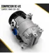 Compresor A/C Hyundai Elantra Avante 12V R134a polea 125mm 6 canales