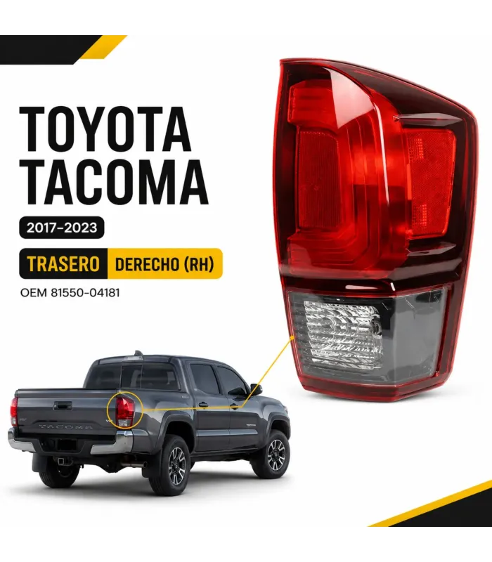 Farol Trasero Toyota Tacoma 2017-2023
