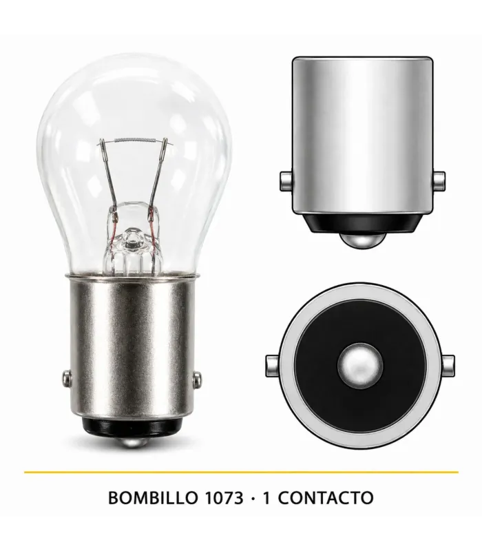 Bombillos Automotrices 1073 1 Contacto Descripción