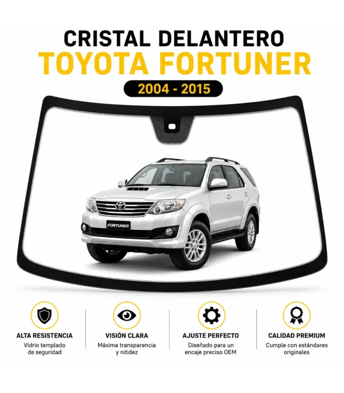 Vidrio delantero Toyota Hilux Fortuner Auto Fashion