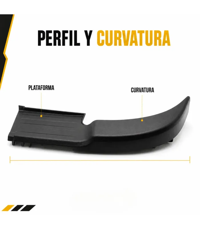 Cubre Falta Bumper Trasero Toyota Hilux 2016-2020