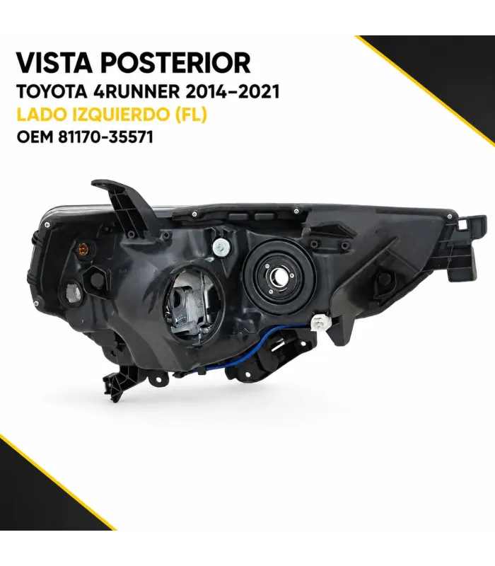 Pantalla frontal Toyota 4Runner 2014 2021 de reemplazo OEM