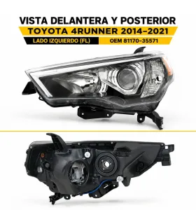 Pantalla delantera Toyota 4Runner 2014 2021 izquierda o derecha