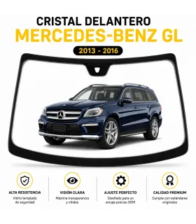 Cristal frontal Mercedes-Benz GL 2013 2016 de reemplazo automotriz