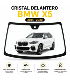 Cristal frontal BMW X5 2014 2018 de reemplazo automotriz