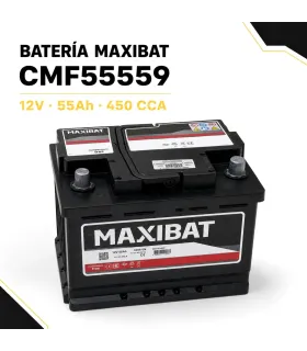 Batería Maxibat FL2.55.042.A equivalente Solite CMF55559