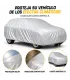 Silver-Coated Car Cover universal Auto Fashion