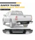Parachoques trasero Isuzu D-Max TFR TFS con espacio para matrícula
