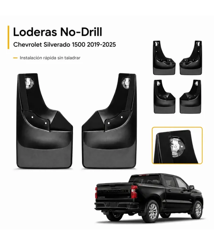 MudFlaps Chevrolet Silverado 1500 referencia 110098 120098