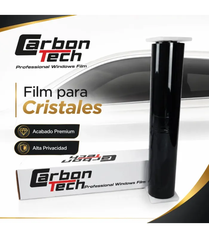 Rollo laminado vehículos grados 5 20 35 Carbon Tech