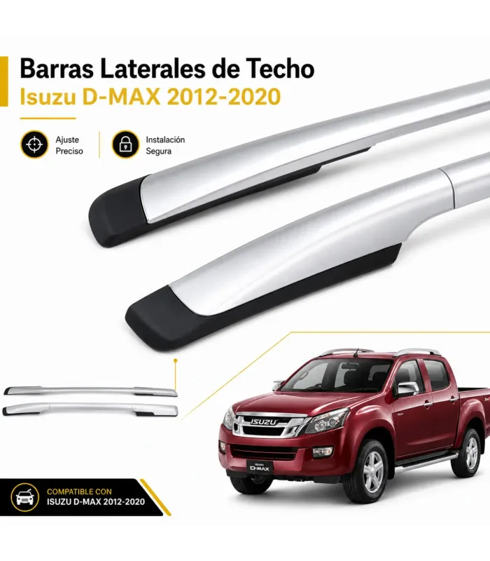 Set de barras adhesivas para techo Isuzu D-MAX 2012 2020