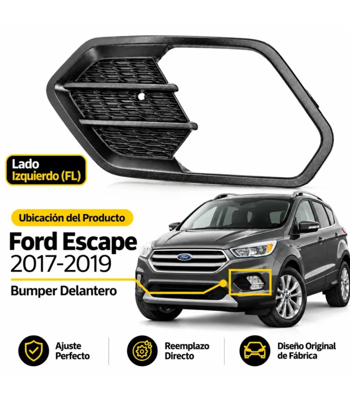 Tapa de halógeno Ford Escape bumper delantero