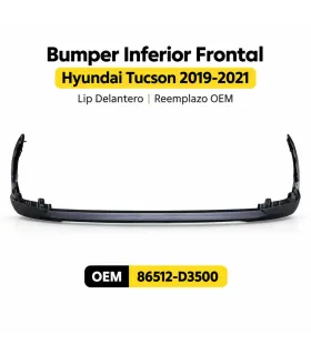 Bumper inferior frontal Hyundai Tucson 2019 2021 OEM 86512-D3500