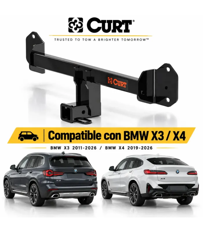 CURT 13578 trailer hitch BMW X3 2011 2026 X4 2019 2025