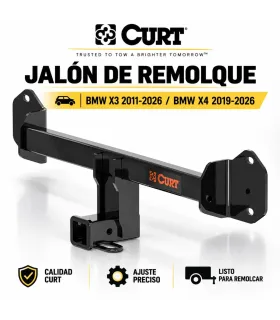 Jalón de remolque CURT BMW X3 X4 Clase 3 ref 13578