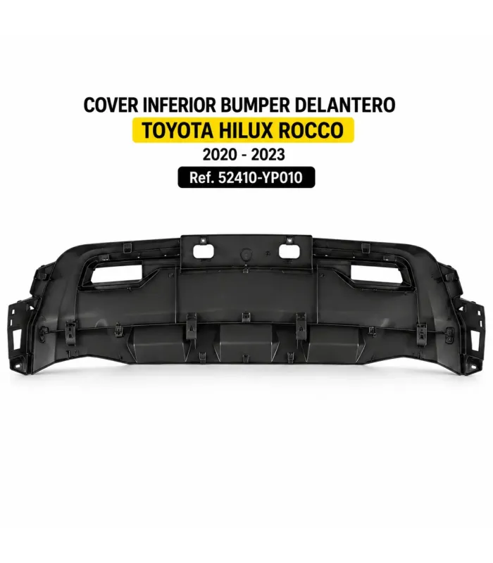 Cover inferior bumper delantero Toyota Hilux Rocco 2020 2023 ref 52410-YP010