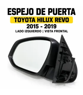 Espejo de puerta Toyota Hilux Revo 2015 2019 con luz
