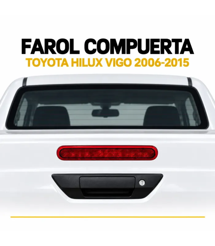 Tercera luz de freno Toyota Hilux Vigo roja 81570-0K010