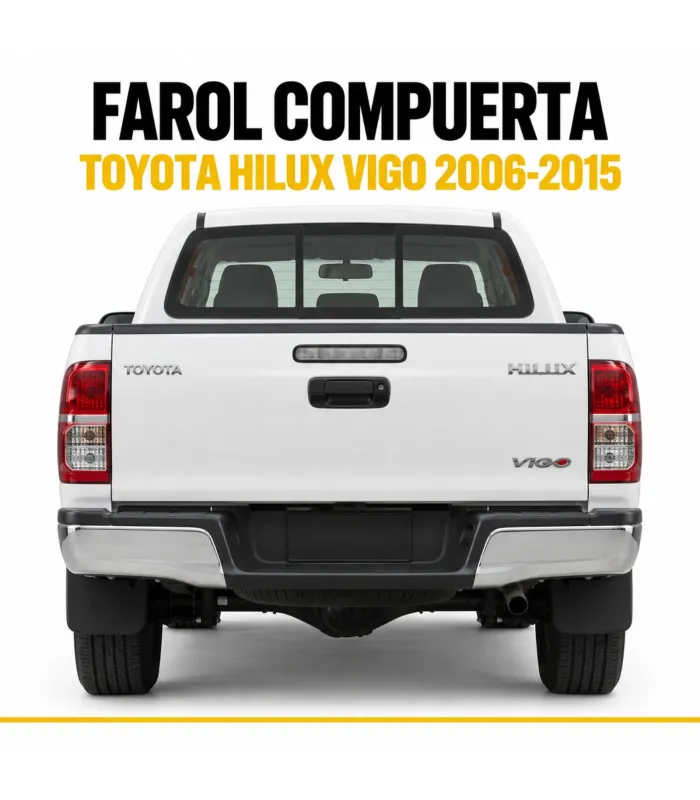 Tercera luz de freno clear Toyota Hilux Vigo 81570-0K080