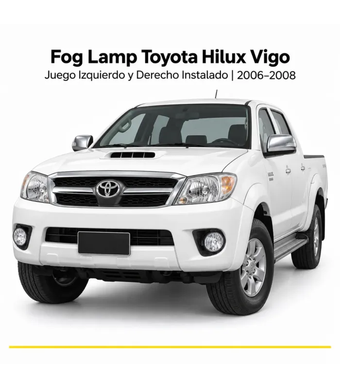 Fog lamp bumper delantero Hilux Vigo 2006 2008 RH LH