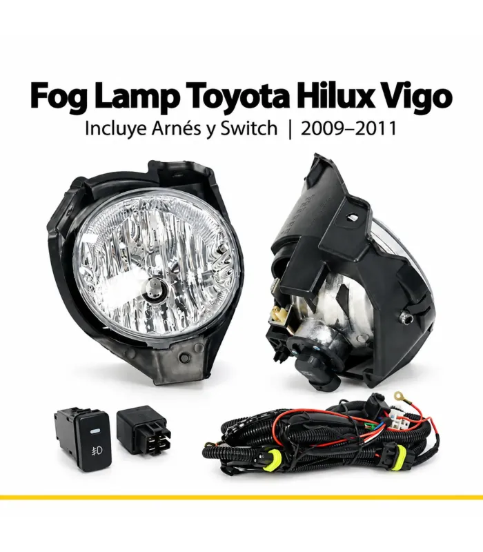 Luces halógenas Toyota Hilux Vigo ref BB-TV208 BLACKBIRD