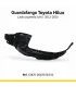 Guardafango interior delantero Toyota Hilux Vigo 2012 2015 izquierdo derecho