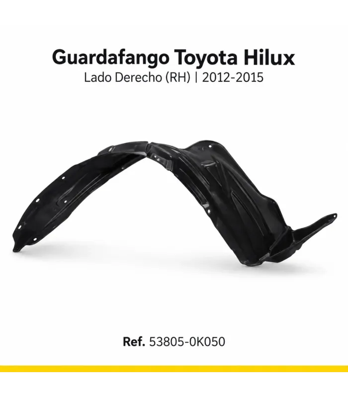 Guardalodo delantero derecho Toyota Hilux Vigo 53805-0K050 RH